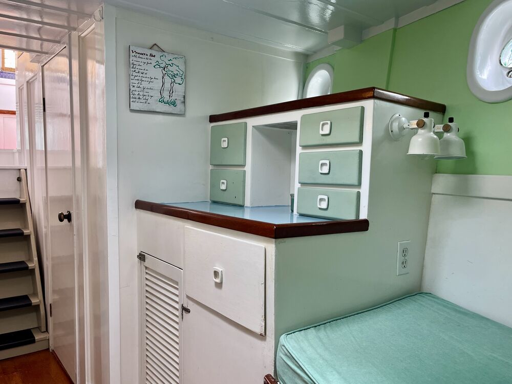 The forward cabin.