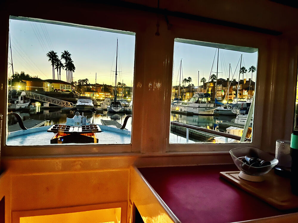Sunset from the pilot house.