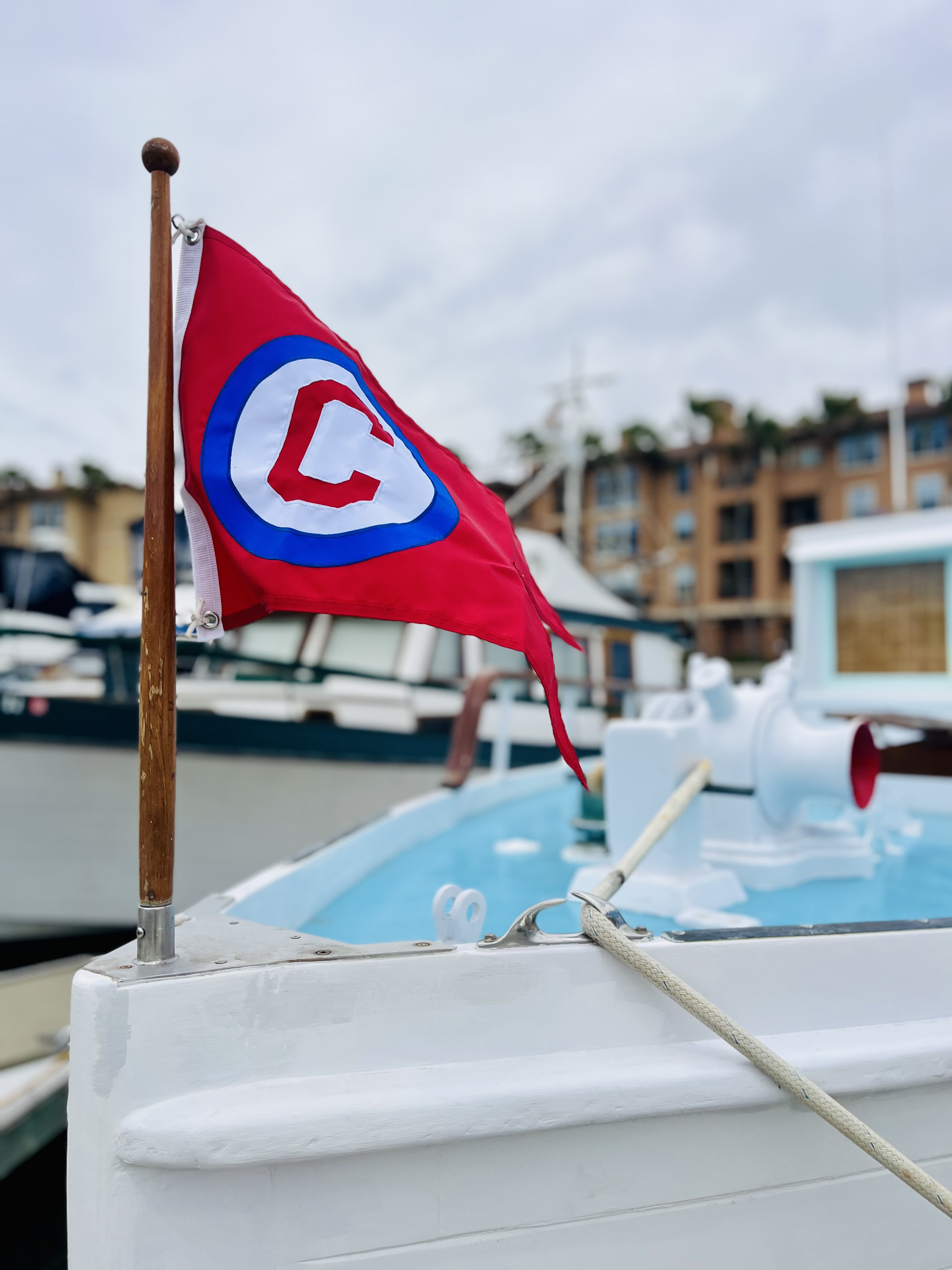 The new Classic Yacht Association burgee.